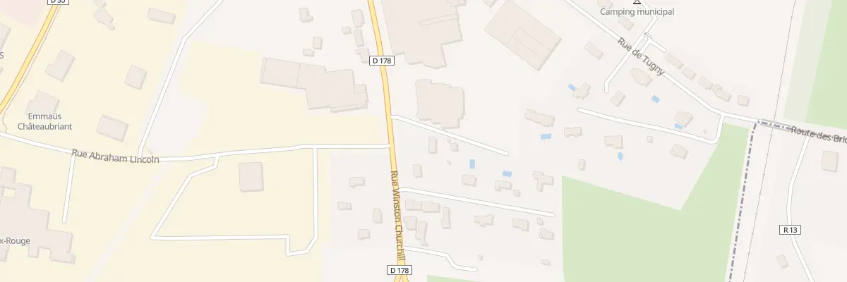 Plan du 11 Rue Winston Churchill à Châteaubriant