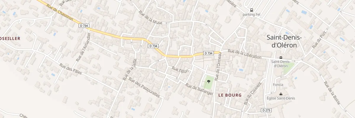 Plan du 7 Rue de Chassiron au Bourg à Saint-Denis-d’Oléron