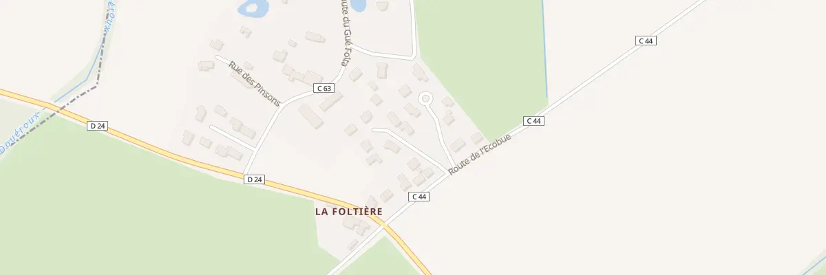 Plan du 78 Rue du Douéroux à Trans-sur-Erdre