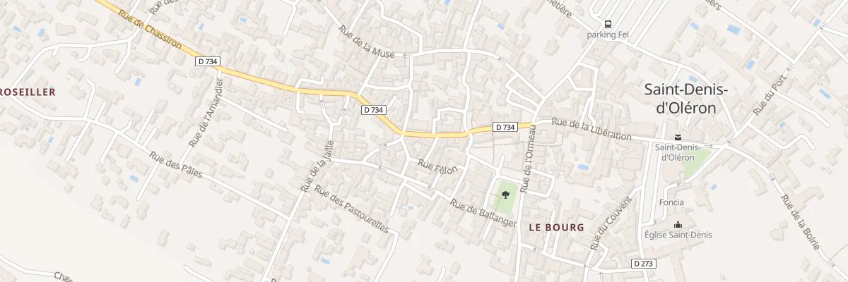 Plan du 9 Rue de Chassiron au Bourg à Saint-Denis-d’Oléron