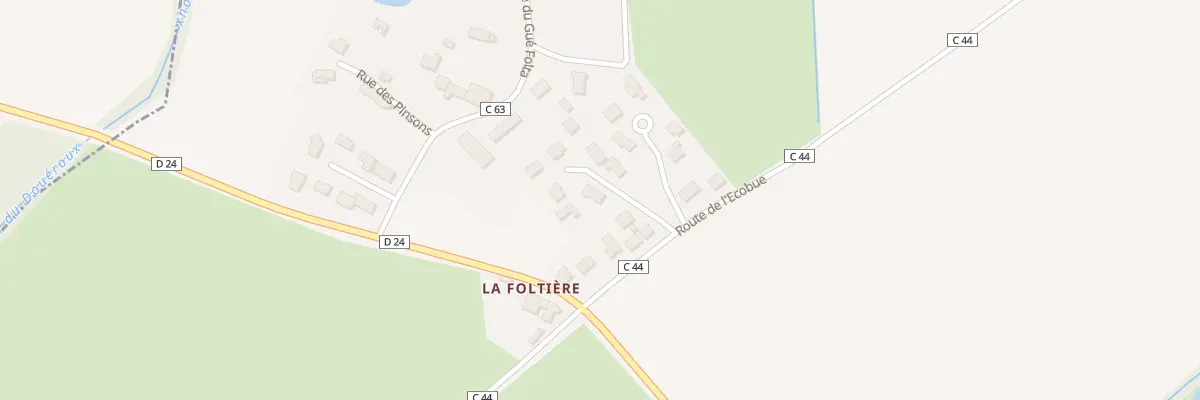 Plan du 211 La Foltiere à Trans-sur-Erdre