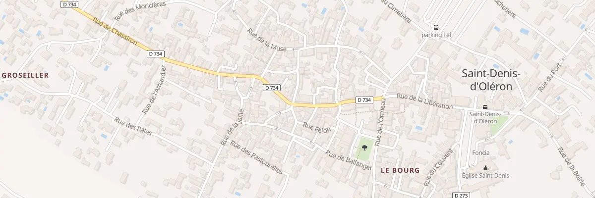 Plan du 14 Rue de Chassiron au Bourg à Saint-Denis-d’Oléron