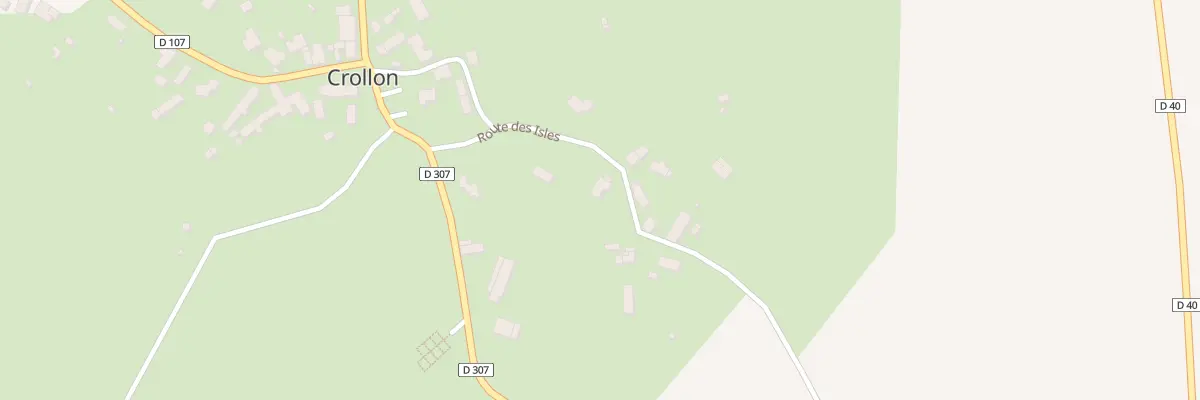 Plan du 6 Rte des Isles à Crollon