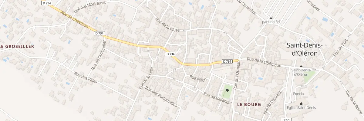 Plan du 16 Rue de Chassiron au Bourg à Saint-Denis-d’Oléron