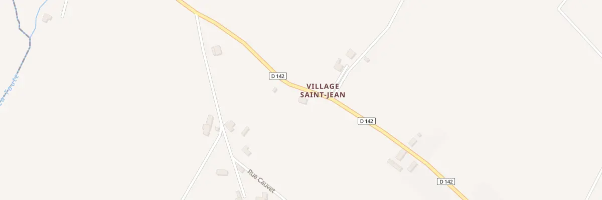 Plan du 1 Village Saint Jean à Saint-Martin-d’Aubigny