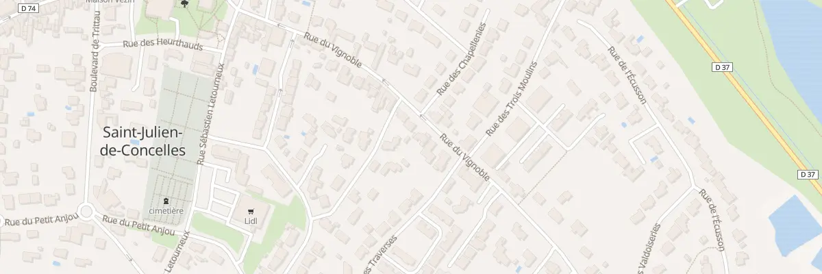 Plan du 32B Rue du vignoble à Saint-Julien-de-Concelles