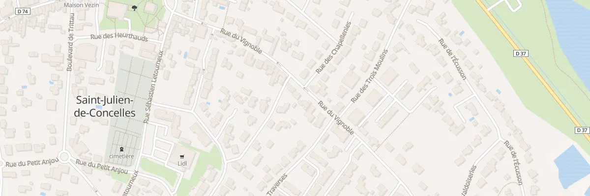 Plan du 32A Rue du vignoble à Saint-Julien-de-Concelles