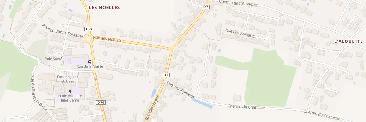Plan du 2B Rue des Bouchauds à Maisdon-sur-Sèvre