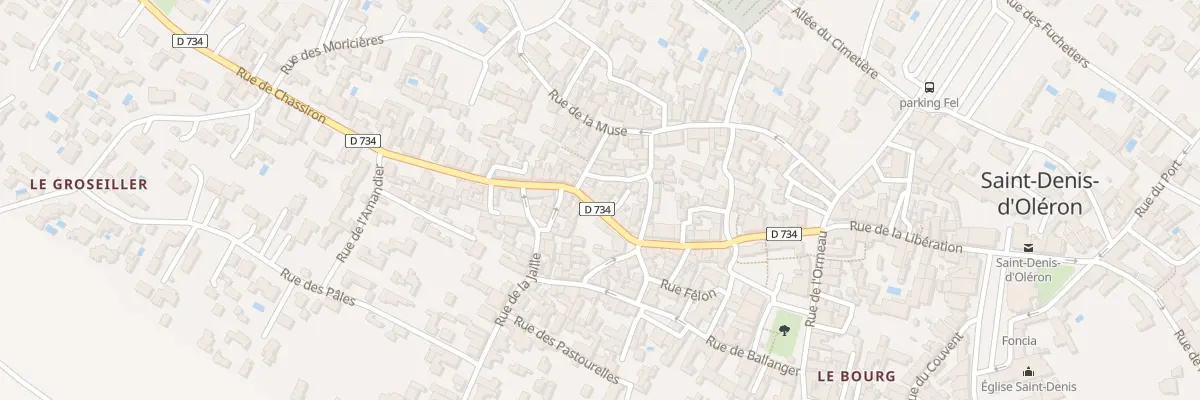 Plan du 26 Rue de Chassiron au Bourg à Saint-Denis-d’Oléron