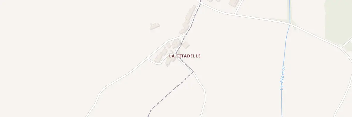 Plan du 186 La Citadelle à Montréverd