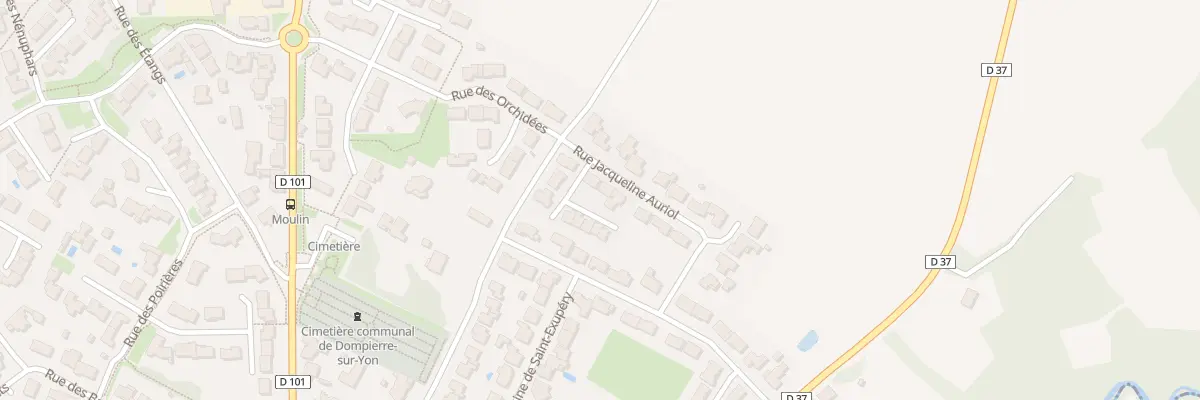 Plan du 9 Rue jacqueline auriol à Dompierre-sur-Yon