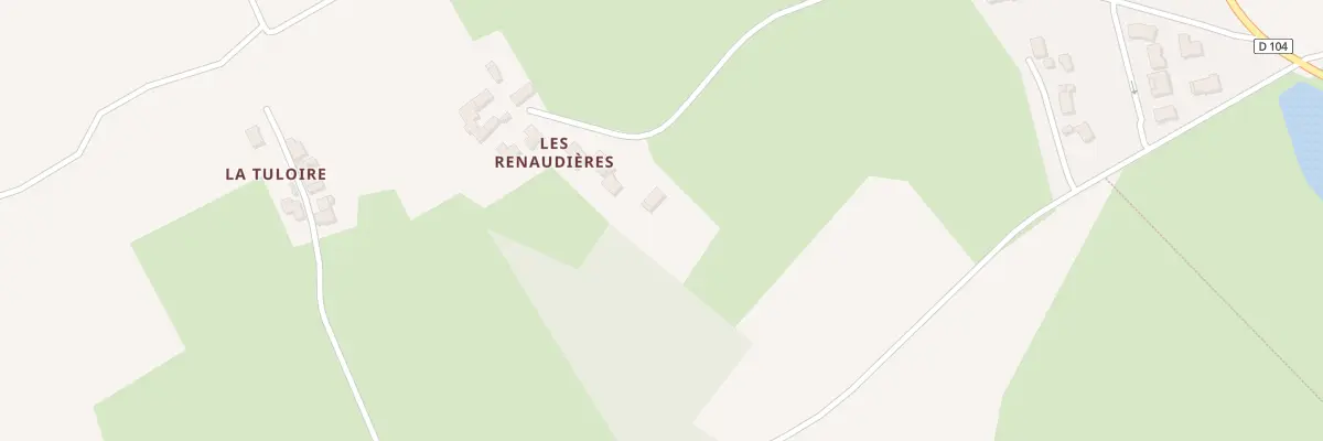 Plan du 110 Les Renaudieres au Loroux-Bottereau