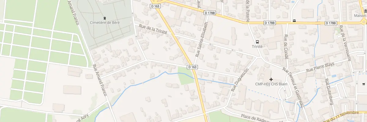 Plan du 20 Rue du Bois Pean à Châteaubriant