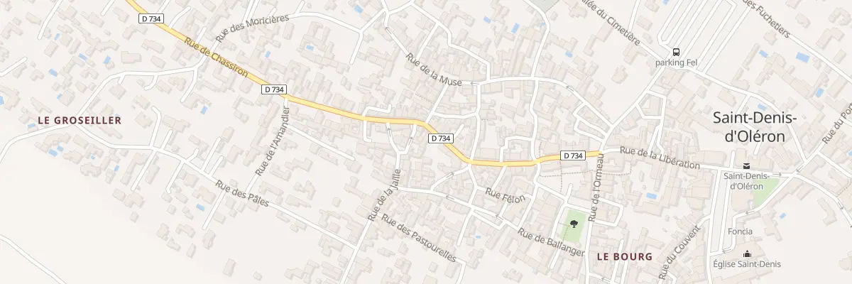 Plan du 17 Rue de Chassiron au Bourg à Saint-Denis-d’Oléron