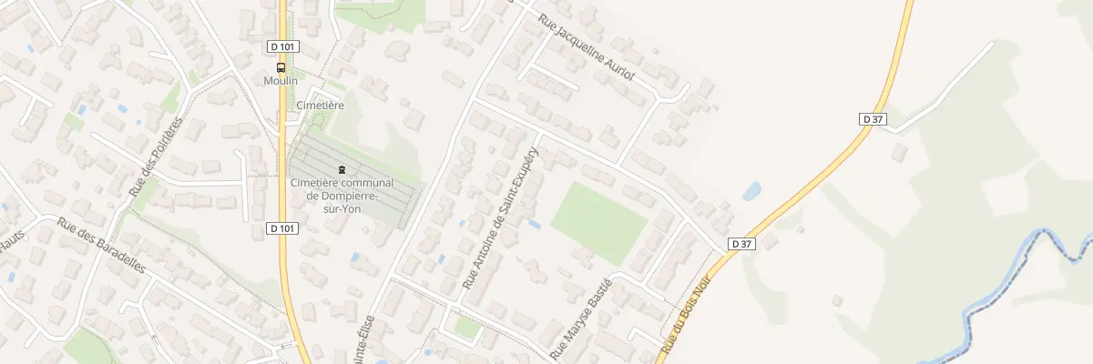 Plan du 16 Rue antoine de saint-exupéry à Dompierre-sur-Yon