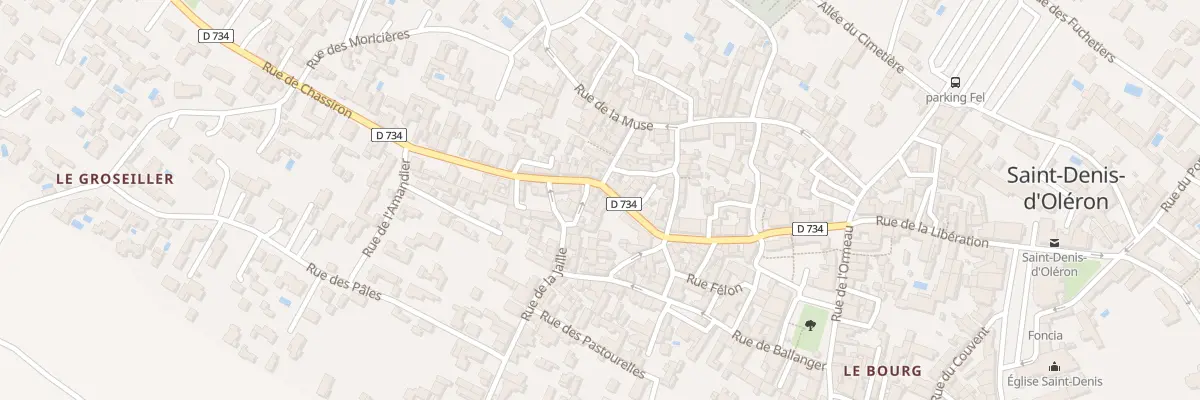 Plan du 17B Rue de Chassiron au Bourg à Saint-Denis-d’Oléron