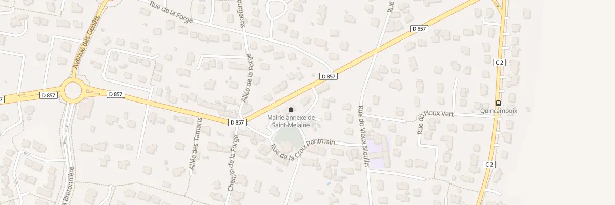 Plan du 30 Rue de Vitré à Châteaubourg