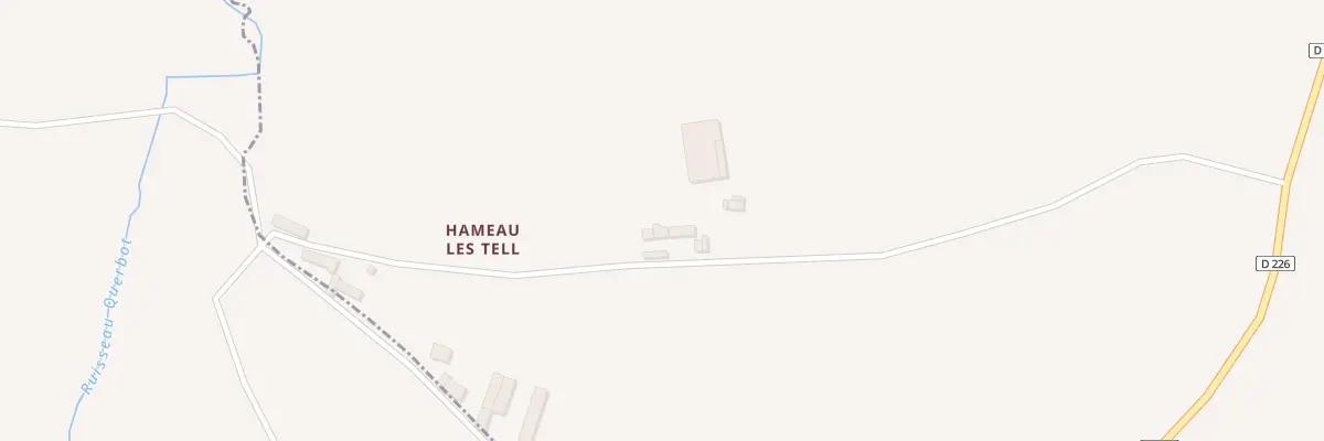 Plan du 2 Hameau les Telliers au Vast