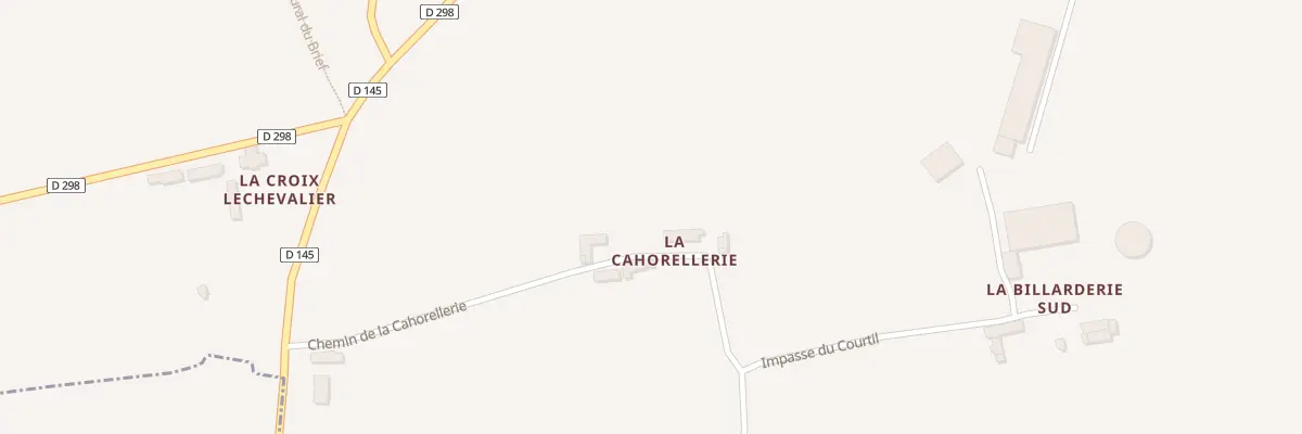Plan du 9 La Cahorellerie à Lengronne