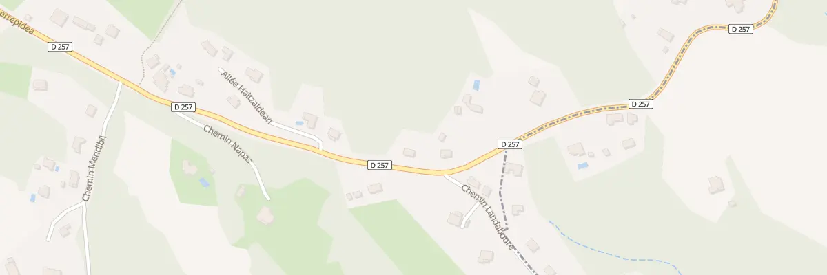 Plan du 827 Rte d’Urcuit à Lahonce