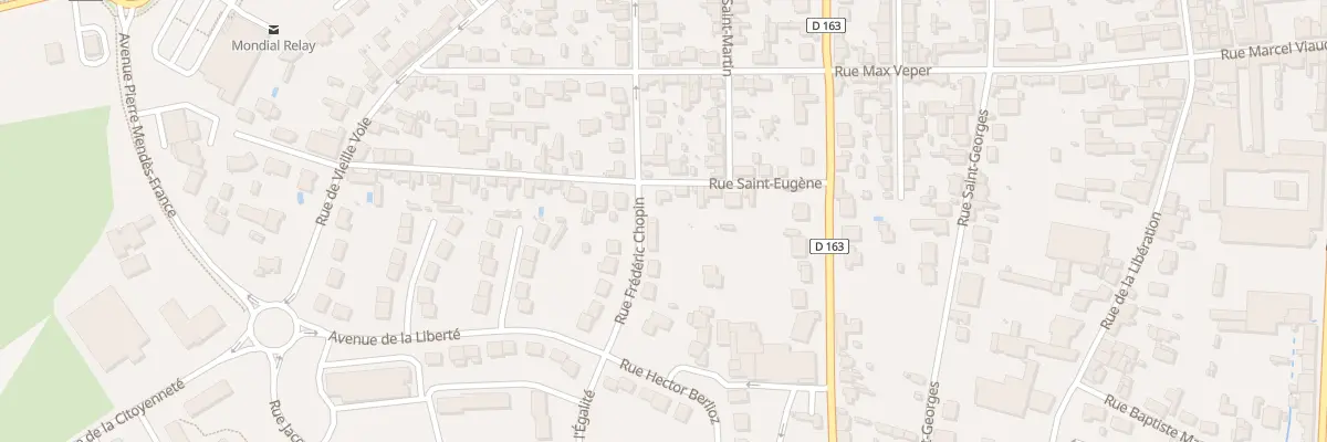 Plan du 11 Rue Saint-Eugène à Châteaubriant