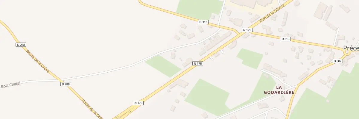 Plan du 46B Voie de la Liberté à Précey