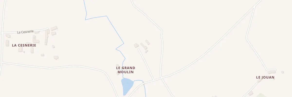Plan du 2 Le Grand Moulin à Courcy
