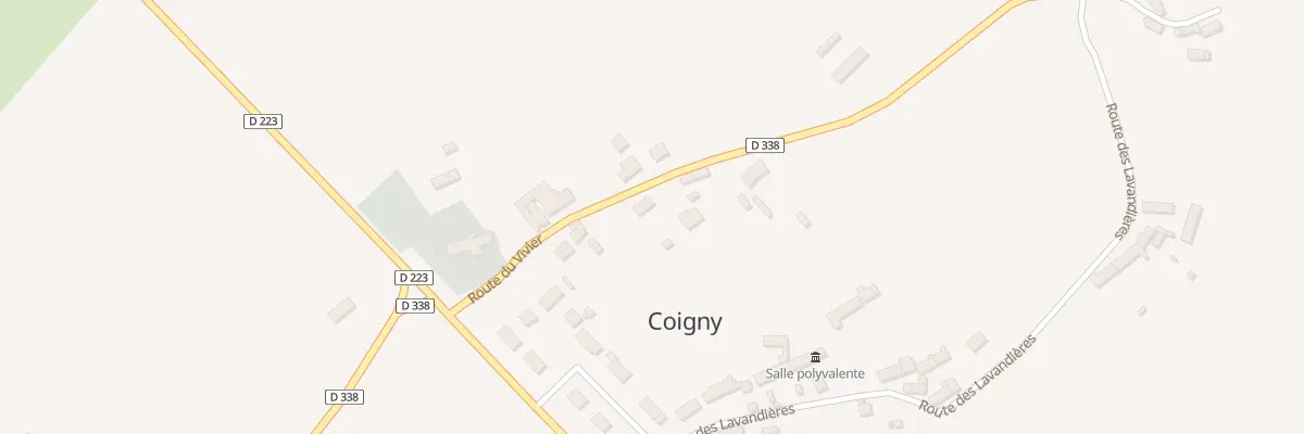 Plan du 6 Rte du Vivier - Coigny à Montsenelle