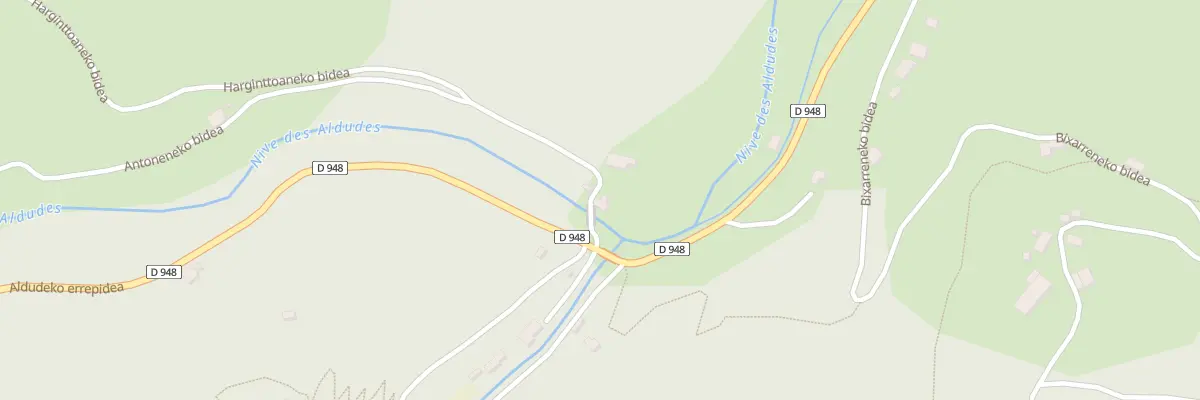 Plan du 54 Harginttoaneko bidea à Banca