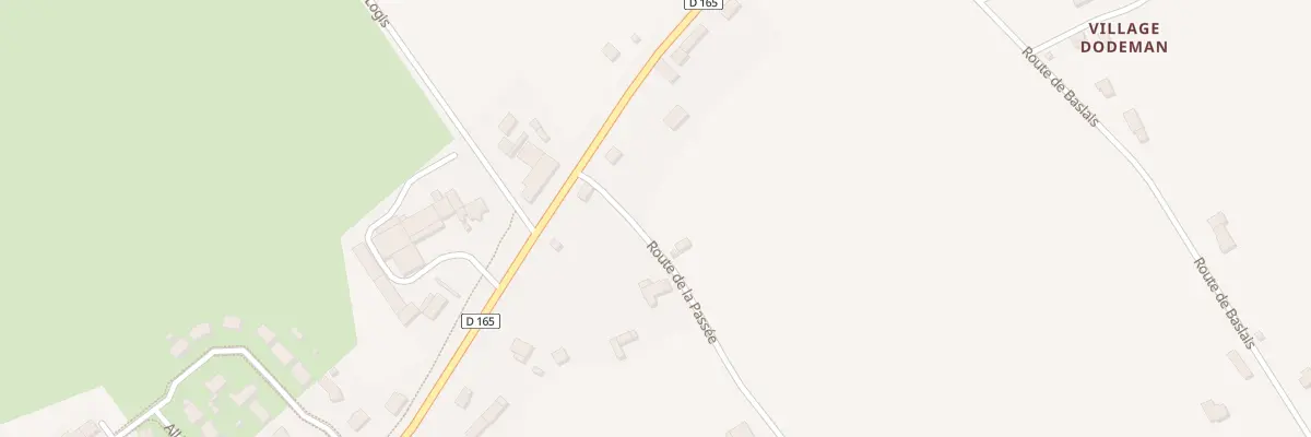 Plan du 12 Rte de la Passée à La Haye-Pesnel