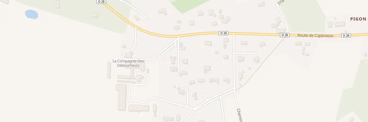 Plan du 935B Rte de Capbreton à Bénesse-Maremne