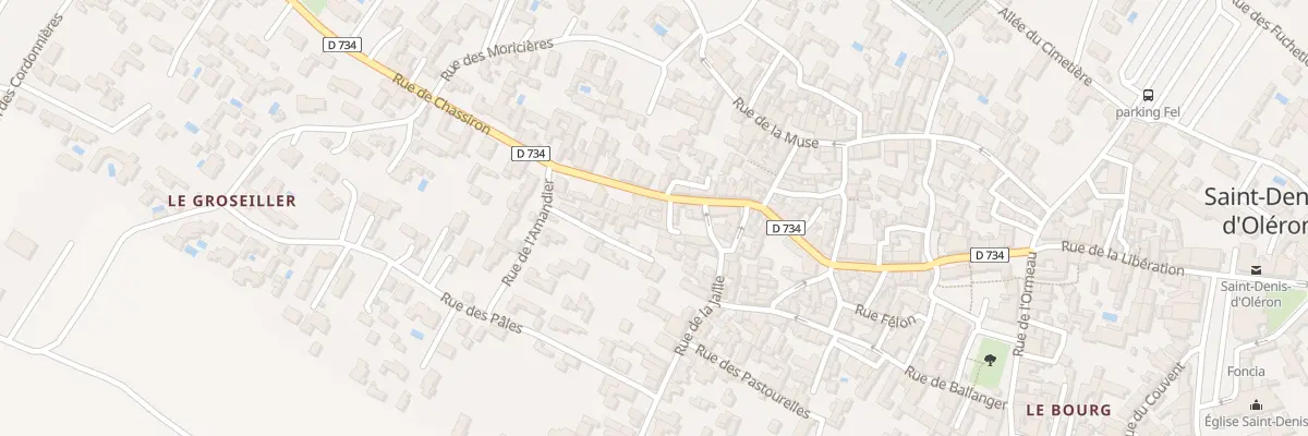 Plan du 23B Rue de Chassiron au Bourg à Saint-Denis-d’Oléron