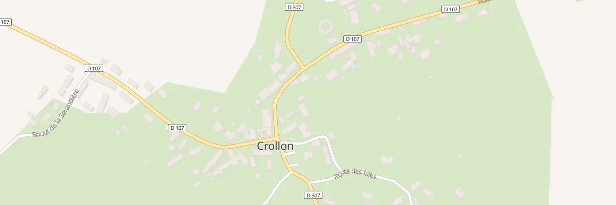 Plan du 4 Rte de Juilley à Crollon