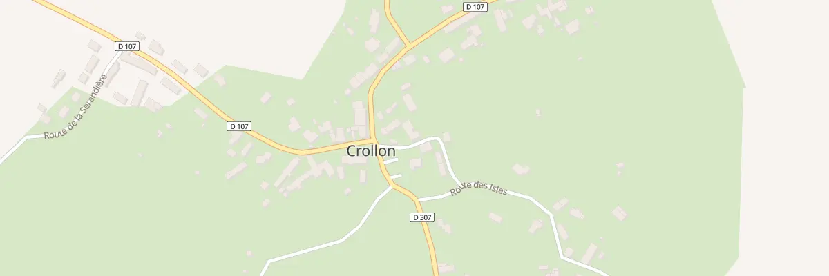 Plan du 1 Rte des Isles à Crollon