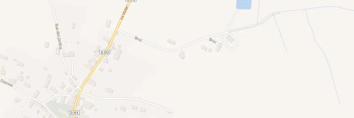 Plan du 2 Broc à Céaux