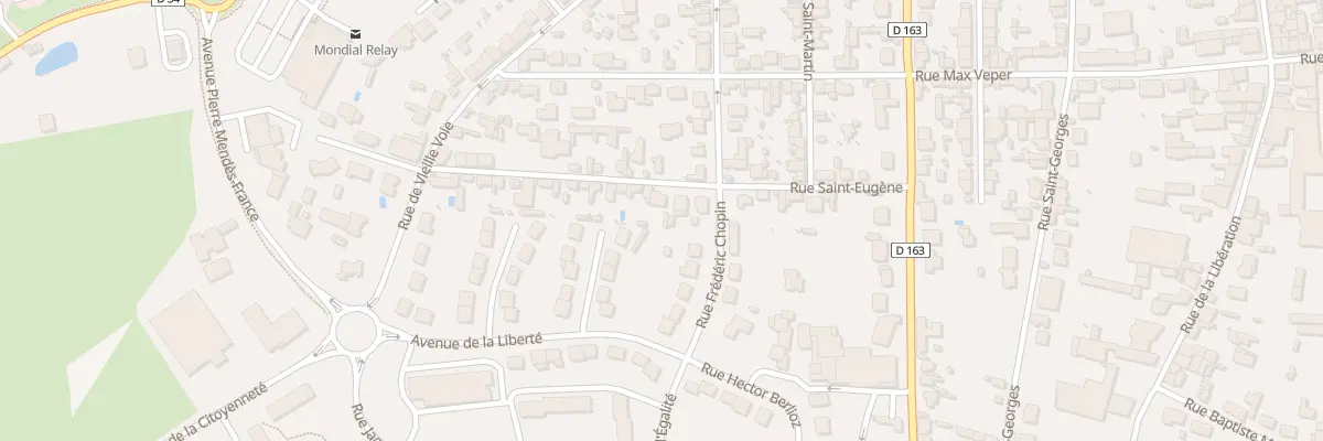 Plan du 19 Rue Saint-Eugène à Châteaubriant