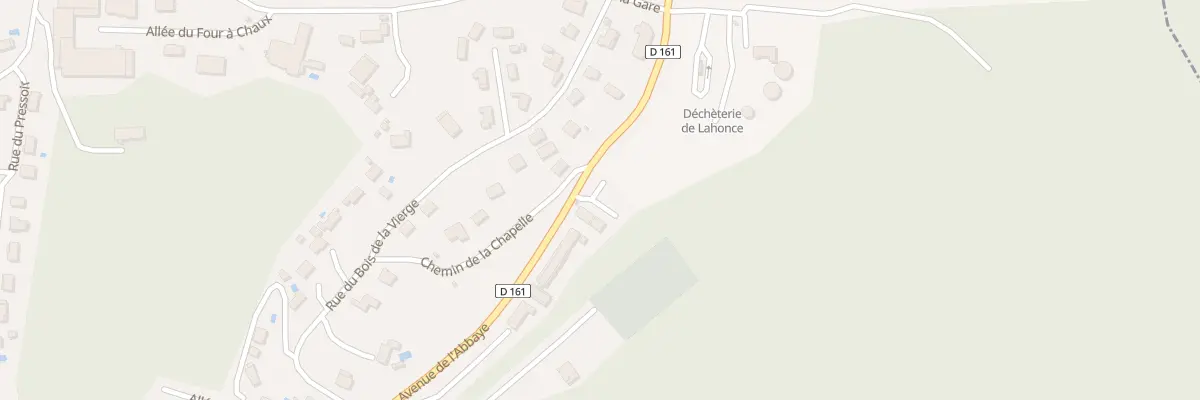Plan du 910 Av de l’Abbaye à Lahonce