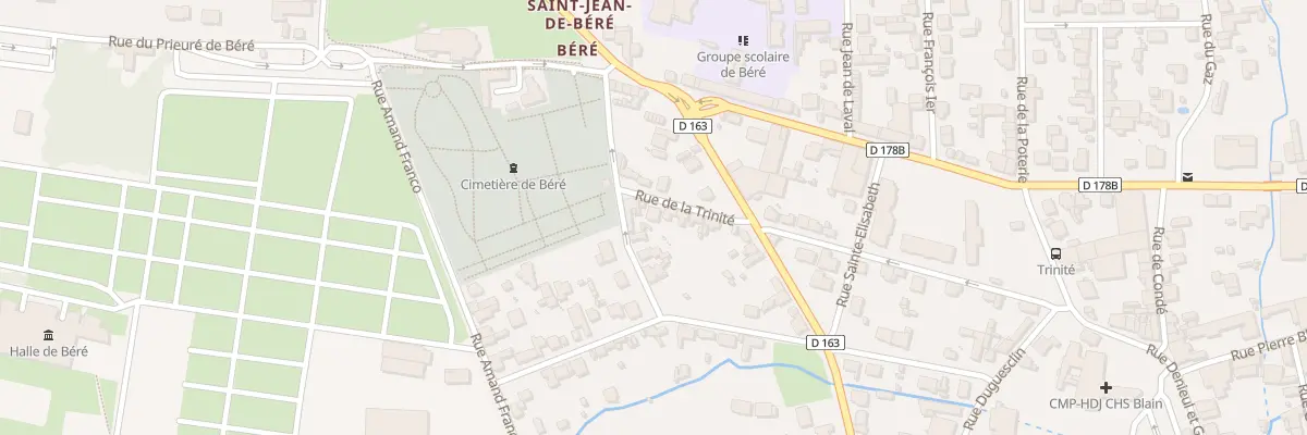 Plan du 29 Rue de la Trinité à Châteaubriant