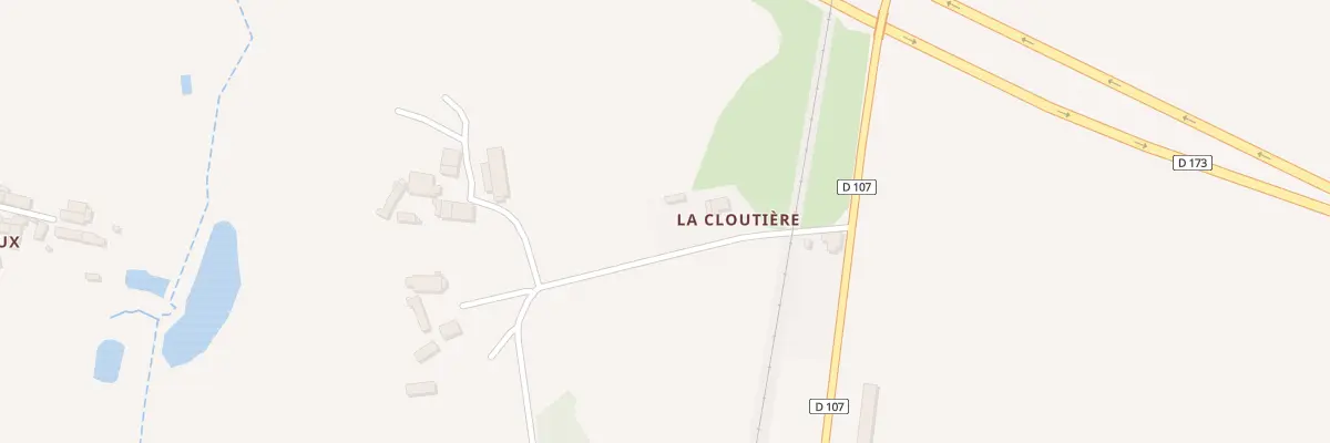 Plan du 6215 La Cloutiere à Retiers
