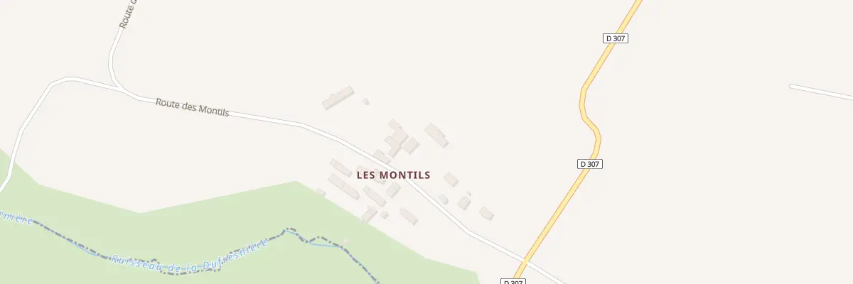Plan du 33 Rte des Montils à Précey