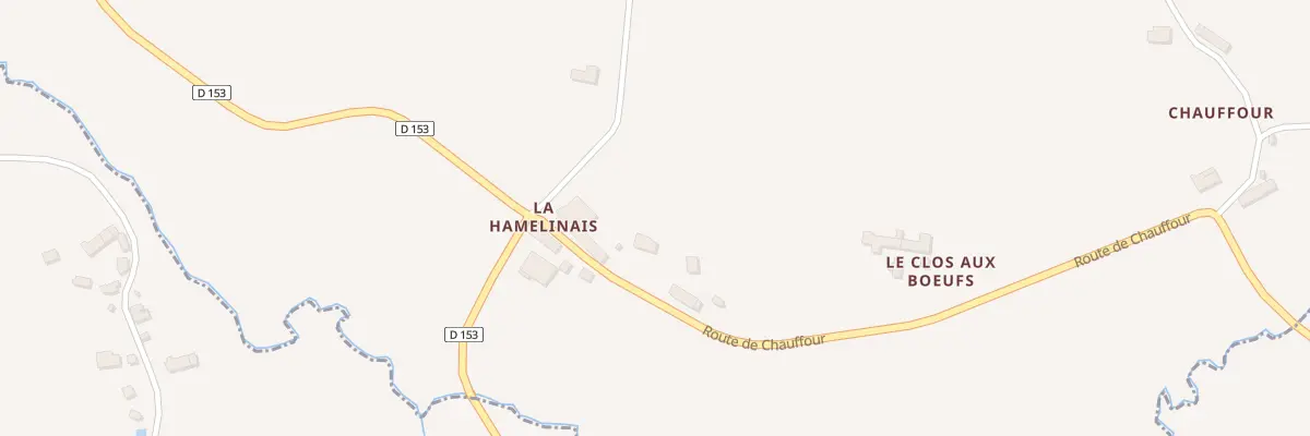 Plan du 3 La Hamelinais - Montanel à Saint-James