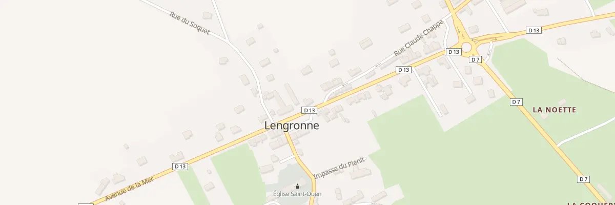 Plan du 28 Av de la Mer à Lengronne