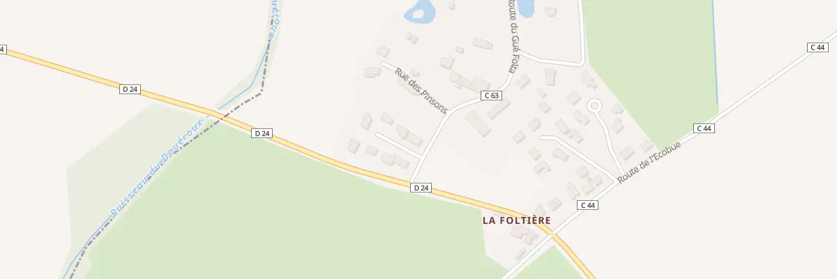 Plan du 419 La Foltiere à Trans-sur-Erdre