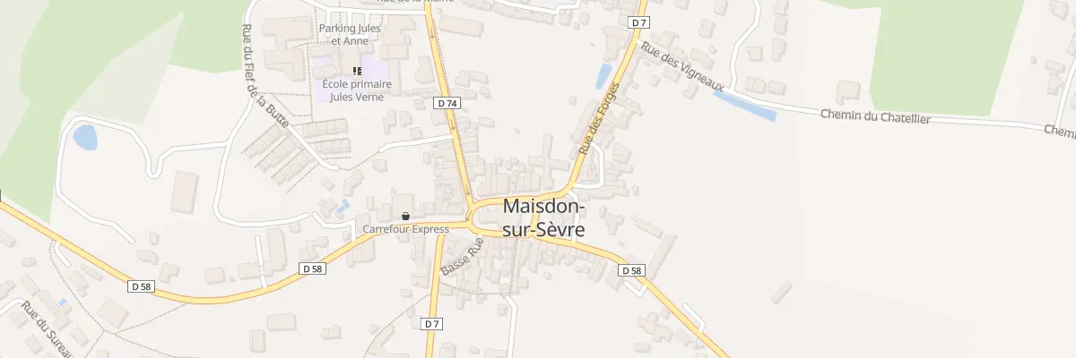 Plan du 14 Rue Félix Dugast à Maisdon-sur-Sèvre