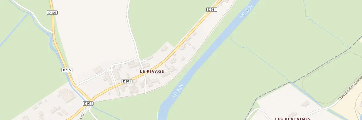 Plan du 11 Le Rivage à Marcey-les-Grèves