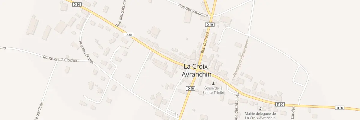 Plan du 8 Rue du Mont St Michel Croix-Av à Saint-James