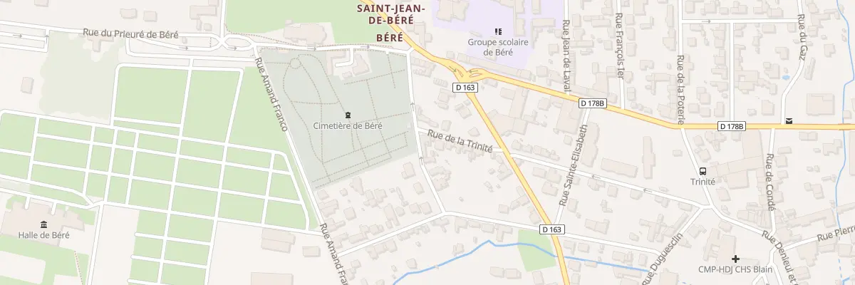 Plan du 31 Rue de la Trinité à Châteaubriant