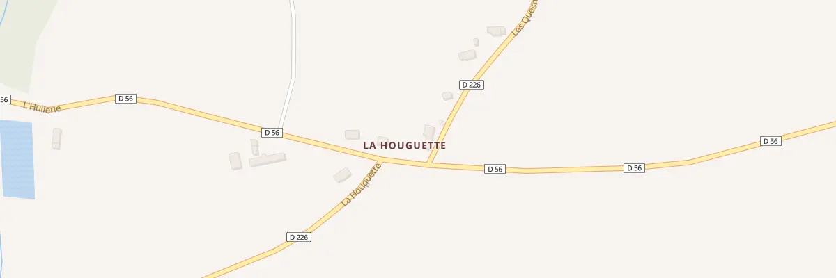 Plan du 1 Hameau Es Quesnees à Teurthéville-Bocage