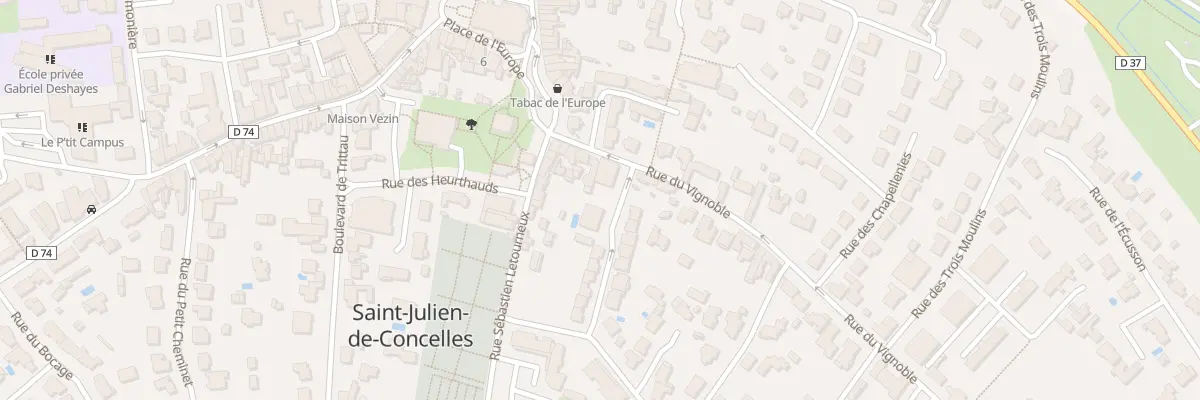 Plan du 2A Rue stephenson à Saint-Julien-de-Concelles
