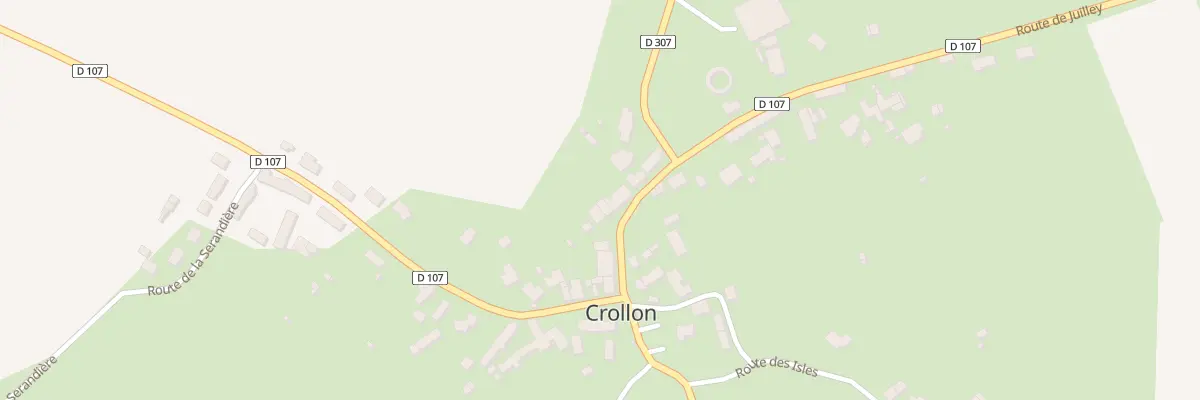Plan du 11 Rte de Juilley à Crollon